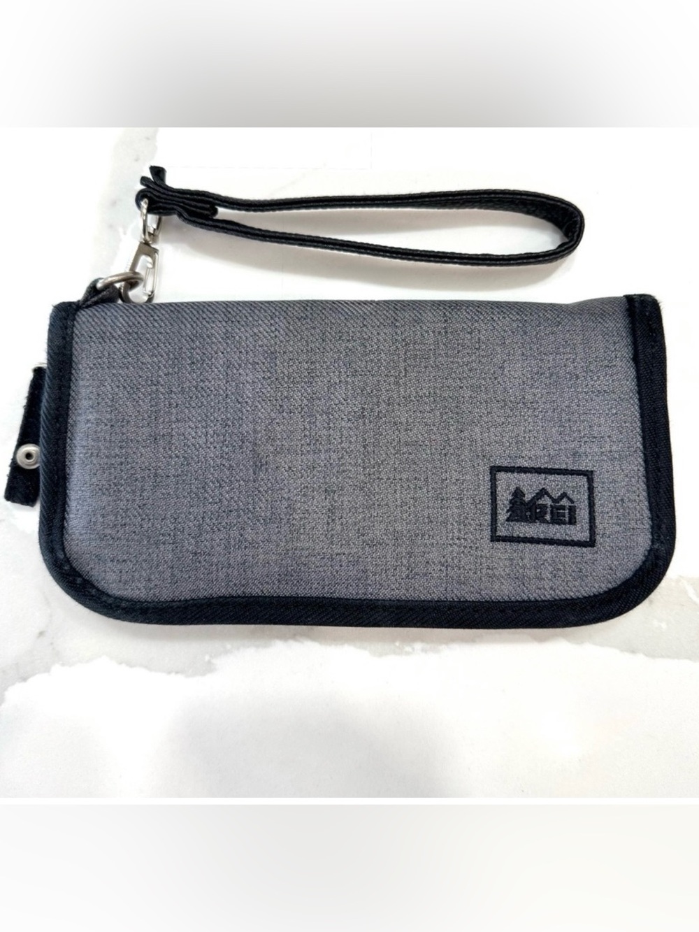 REI Black and Gray Wristlet Wallet